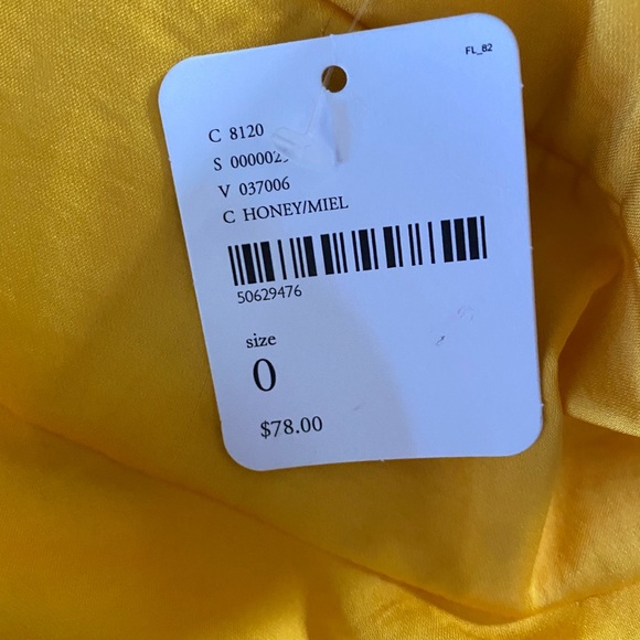 New with tags Free People Normandi 
Size 0 honey/meil/yellow
100% polyester Midi - Picture 4 of 11